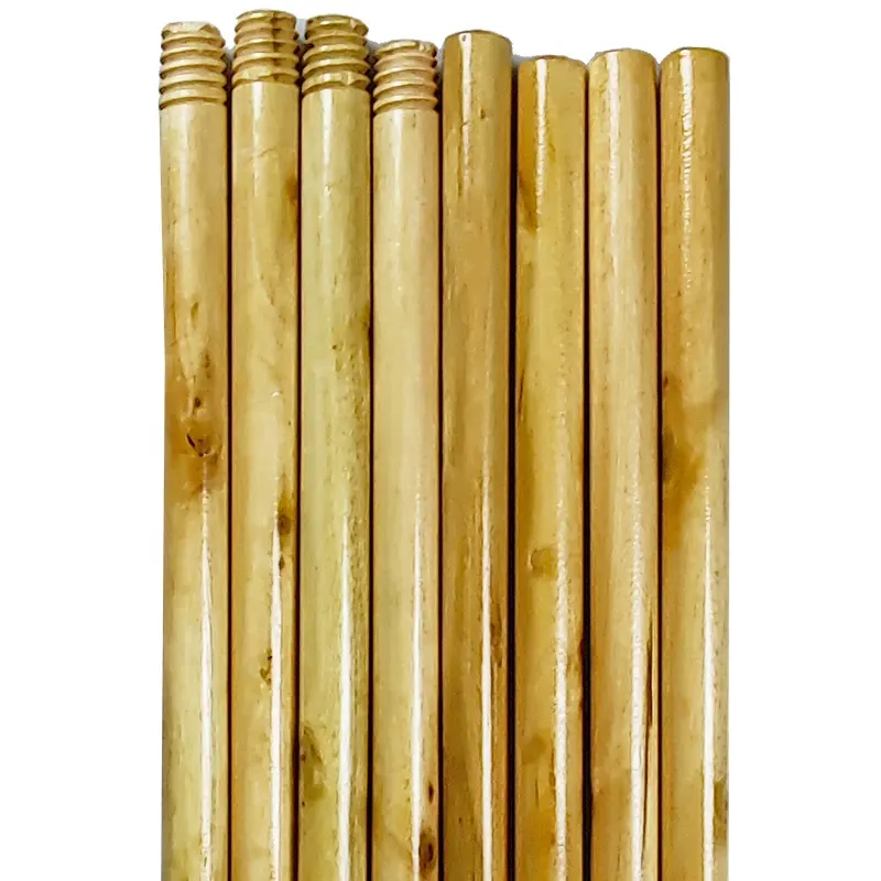 منتجات منزلية عصا ممسحة مقبض مكنسة خشبي عصا خشبية مطلية للبيع
