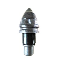 Dents de forage FAE Bullet Teeth à conception brevetée, à tige ronde, pour modèles B47K, C31, C30, utilisées pour les godets de forage de pieux, prix usine, pour applications de fondation