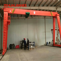 Grue portique monopoutre ZEHUA modèle MH avec palan Schneider Electric, portée de 6 à 31,5 m, à vendre