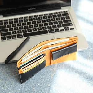 Men's Casual Short <b>RFID</b> Vegetable Tanned Leather Genuine Leather <b>Wallet</b> with Open Closure Waterproof - Product Image 1