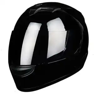 全脸摩托车头盔批发中国Abs外壳包装面PCS塑料彩色双支撑