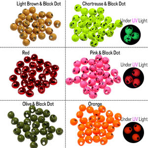 Toptan 2.3/2.8/3.3/3.8mm UV ofset Tungsten boncuk/Jig kapalı boncuk Fly bağlama Beadhead malzeme nehir ve göl cazibesi aksesuarları - Product Image 3