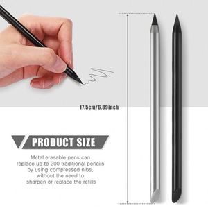 Lápiz Eterno Metálico con Logotipo Personalizado Impreso, Regalo Empresarial para Actividades Corporativas, Borrable sin Tinta - Product Image 2