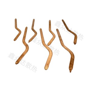 Tube plat rond en cuivre à caloduc Xinzhongda, sinterisé, rempli de liquide sous vide, pour refroidisseur de carte graphique d'ordinateur portable, sur mesure - Product Image 2