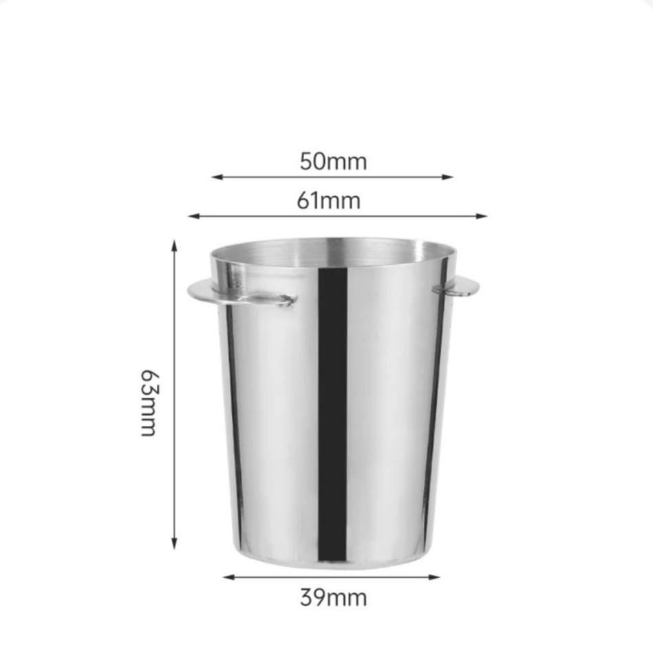 Metallic Gray-304-51mm natural color powder cup