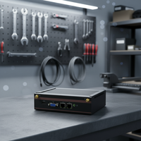 Nueva Mini PC Industrial Intel Celeron J1900/3855U/6.ª Generación Core Quad-Core DDR3 SSD Ethernet Gigabit Dual 2 Puertos COM VGA+ Dual