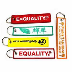 2025 Custom Double Side High QUality Embroidered Keychain Metal Material <b>Ring</b> for Giveaways and Promotions - Product Image 4