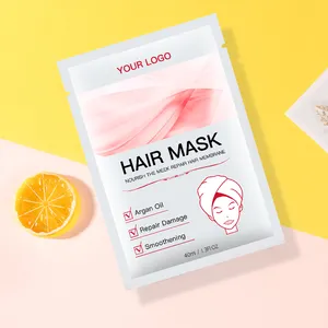 Máscara de tratamento capilar hidratante, venda por atacado, máscara de vapor para cabelo danificado