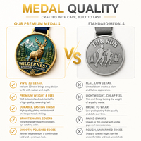 Médaille Souvenir Personnalisée Écologique de Haute Qualité avec Boîte en Velours, en Alliage de Zinc, Verre/Cristal, Taille Personnalisable, Conception Gratuite