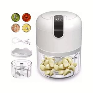 Wholesale 250ml Electric Mini USB Stainless Steel Home Meat Grinder 1 Year Warranty Garlic Chopping <b>Vegetable</b> Chili Home Kitchen - Product Image 1