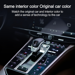 NaviHua Leather <b>Gear</b> Shift <b>Knob</b> for Porsche Panamera 2010-2016 Luminous Car Interior Modification Transmission Lever - Product Image 2