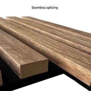 防音壁パネル室内装飾ウッド音響スラットパネル - Product Image 4