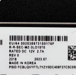 Nouveau modèle PM9D3a U.2 SSD Série MZWL6 960G-30.72TB PCIe 5.0 2.5" SSD interne pour serveur en métal - Product Image 4