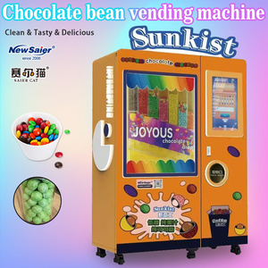 Máquina Expendedora Comercial de Dulces <span class=keywords><strong>Sunkist</strong></span> con Pantalla Táctil Grande, Pago con Tarjeta QR y Monedas, Múltiples Silos, Gran Variedad de Colores de Chocolates - Product Image 1
