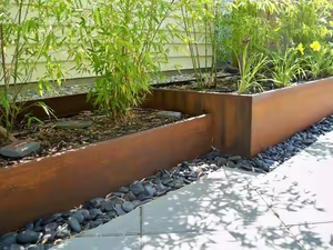 Assemble-Metal-Raised-Garden-Bed Corten Steel Rusty <b>Flat</b> <b>Pack</b> Eco-Friendly Home Modular Planter <b>Box</b> - Product Image 3