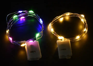 1M <span class=keywords><strong>LED</strong></span> Dây đồng chuỗi ánh sáng với 3-chức năng chế độ nhấp nháy hộp pin cho sinh nhật năm mới bên trang trí phong cách thời trang - Product Image 6