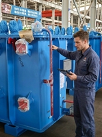 Transformateur de puissance triphasé à enroulement en cuivre 50Hz à performance stable pour l'industrie de la fonderie