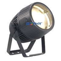 Projecteur de scène extérieur LED COB 200W/300W avec zoom, contrôle DMX512/activation sonore, angle de faisceau 10-60°, 6-en-1 RGBWAUV
