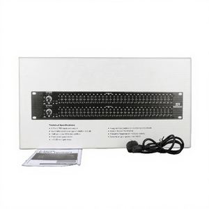 Giảm giá 231 cung cấp Bộ cân bằng đồ họa âm thanh kép 31 băng tần Thiết bị âm thanh chuyên nghiệp 1/3 quãng tám không đổi <span class=keywords><strong>Q</strong></span> tần số - Product Image 6
