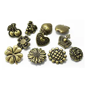 2023 new product magnetic shank Wholesale metal alloy brass custom button jeans pant buttons for clothes