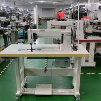 243 Machine à coudre de tapisserie d'ameublement industrielle à point noué à aiguille unique robuste pour le cuir
