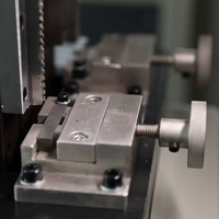 Máquina de brochado eléctrico de doble cuchilla para ensayos de impacto, con muesca en V de 2 mm para la fabricación de muestras de impacto Charpy calificadas