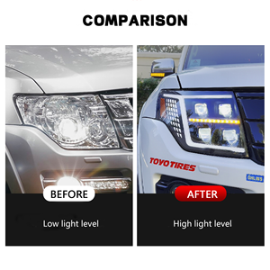 Lampe de voiture LED pour Mitsubishi Pajero V93 V97 2009-2021, phares et feux arrière LED, animation dynamique, éclairage <span class=keywords><strong>automobile</strong></span> - Product Image 3