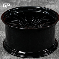 Jantes monobloc forgées en alliage d'aluminium 6061, finition noire brillante, 17-24 pouces, pour Nissan 370Z WRX STI 5x114.3, ET personnalisé