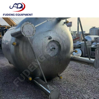 Cuve de mélange SS316 avec agitateur 1000L 2000L 5000L, réacteur de fermentation à chauffage électrique à double enveloppe pour liquides alimentaires