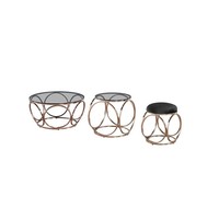 Table basse moderne en acier inoxydable, design 2026, vente chaude, table d'appoint, table d'appoint, ensemble de meubles de salon