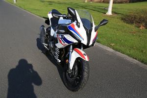 Moto sportive 450CC rouge et noire, moto de rue, frein à double disque, pour adultes - Product Image 5