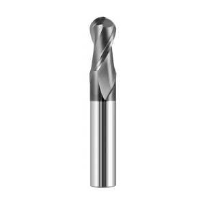 Fresa de extremo de acero Bibo 2f de alta dureza, de 2 filos, alargada, herramienta para centro de mecanizado, fresa de extremo dura para acero inoxidable de alta dureza - Product Image 1