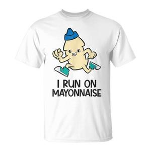 T-shirt promozionale per gli amanti della maionese, T-shirt ufficiale Mayo Run - Product Image 1