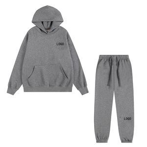 Set Felpa con Cappuccio e Pantaloni Tuta Unisex in Cotone con Logo ESS, Qualità 1:1, Prezzo di Fabbrica, Stile Casual High Street - Product Image 5