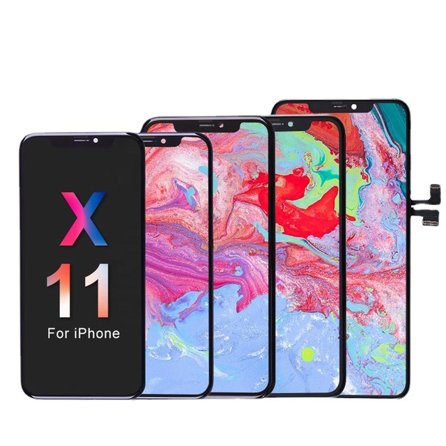 High Quality Mobile Phone LCD for iphone X Display Soft Oled Original Display Fur for iphone Refurbished for iphone 11 Display
