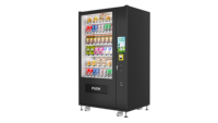 Distributeur automatique commercial pour en-cas et boissons avec paiement par QR et NFC