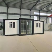 Özel Prefabrik 20Ft 30Ft 40Ft Konteyner Genişletilebilir Ev 5 Yatak Odalı Prefabrik Nakliye Katlanır Ev İnşaatı Emlak