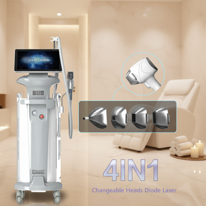 Máquina de Depilación Láser de Diodo con CE Médico, Identificación Automática de Tamaños de Spot y Longitudes de Onda de 755nm, 808nm, 940nm y 1064nm - Product Image 1