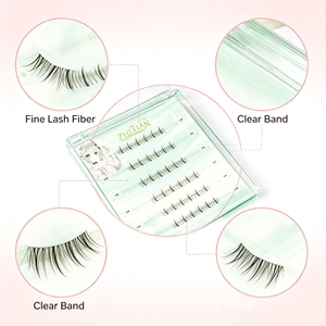 Extensions de <span class=keywords><strong>cils</strong></span> auto-adhésives légères pour les <span class=keywords><strong>cils</strong></span> inférieurs, DIY, pour voyage, en grappes, aspect naturel, <span class=keywords><strong>faux</strong></span> <span class=keywords><strong>cils</strong></span> - Product Image 3