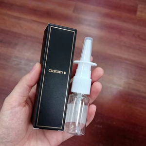Boîte à double fente haut de gamme pour emballage de spray nasal, personnalisable avec gaufrage et débossage, vente en gros usine - Product Image 1