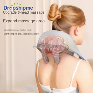 Massageador Inteligente Sem Fio Shiatsu para Costas com Calor, Tipo de Amassamento 5D, Carregamento Tipo-C, Xale Multifuncional para Cuidados com a Saúde - Product Image 3