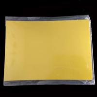 Feuille d'impression jet d'encre PVC A4 de 0,38 mm d'épaisseur, A4 A3, blanche/or/argent/transparente, imprimable pour carte d'identité