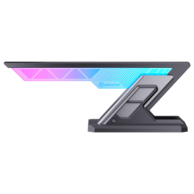 SNOWMAN GPU Anti-Sag Bracket Graphics Card Holder Bracket Adjustable Height ARGB Lighting GPU Support Bracket