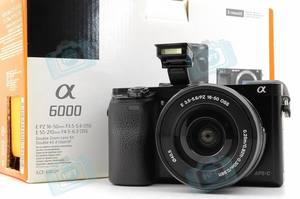 Appareil photo numérique reflex numérique professionnel HFT A6000 Alpha <span class=keywords><strong>6000</strong></span> en gros, objectif zoom sans miroir 16-50 mm, vidéo Full HD 1080p - Product Image 2