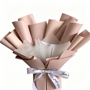 Papel de Envolver Flores con Logotipo Personalizado, Impermeable, Estilo Coreano, Materiales de Embalaje para Regalos, Venta al por Mayor para Floristas - Product Image 5
