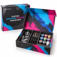 Boîte d'expédition miniature personnalisée avec pelliculage brillant, emballage en carton ondulé E-Flute et insert en mousse pour la promotion e-commerce