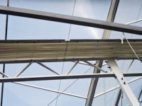 Grande serre agricole solaire en acier galvanisé pour la culture hydroponique de légumes et de fruits - ZhuoTai