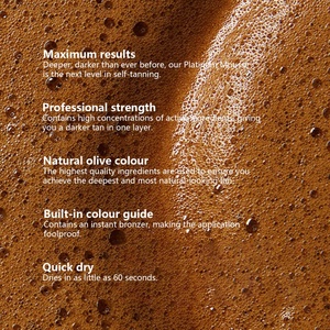 Espuma Autobronceadora Orgánica de Chocolate Claro, Autobronceador sin Sol, Mousse Platino Oscuro - Product Image 4
