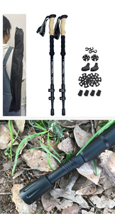 <span class=keywords><strong>Bastones</strong></span> nórdicos de carbono para caminar, <span class=keywords><strong>bastones</strong></span> de Trekking, alta calidad, plegables, bastón de senderismo - Product Image 5