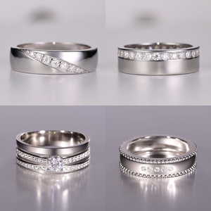 Bagues en moissanite, divers styles, bague en argent sterling 925, moissanite couleur D VVS, bague pour homme - Product Image 2